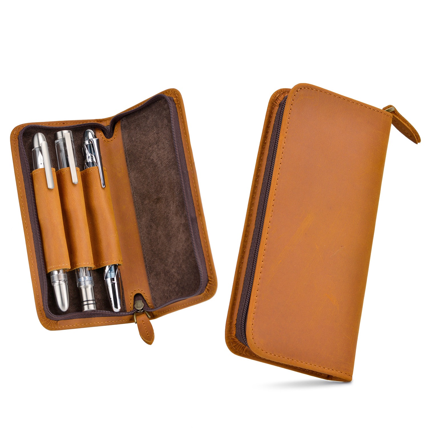 Luxury Bags For School - Asvine-Étui à stylo plume portable en
