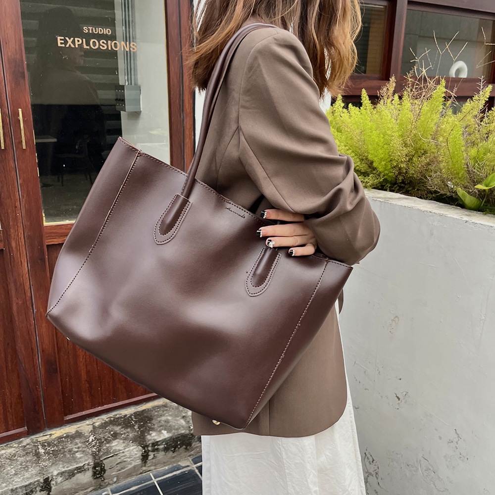 Luxury Bags Sales - CGCBAG-Sac à Main Carré en Cuir