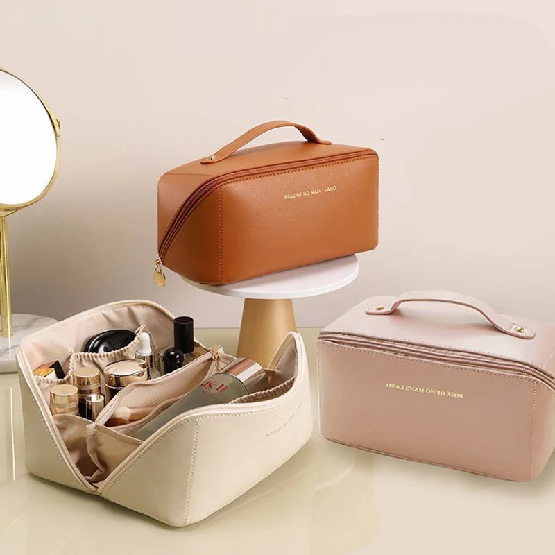 Luxury Ziploc Bags - Trousse de Maquillage Grande Capacité pour