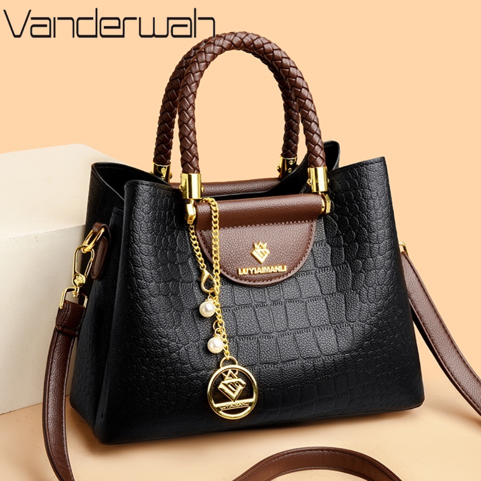 Luxury Bags Collection - Poignée tissée véritable marque de haute