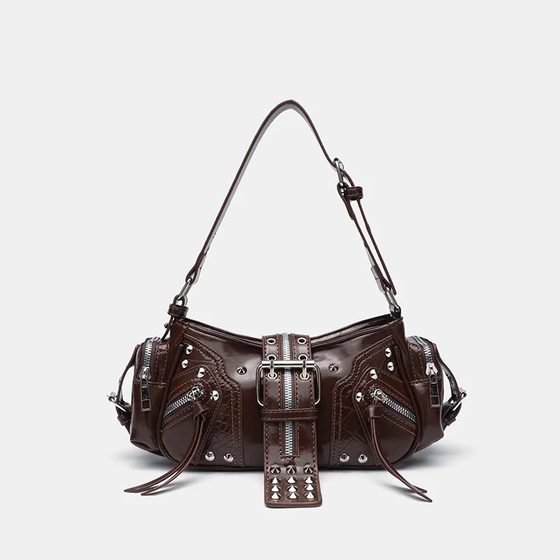 Luxury Y2K Bags - Sac à main gothique à rivets,