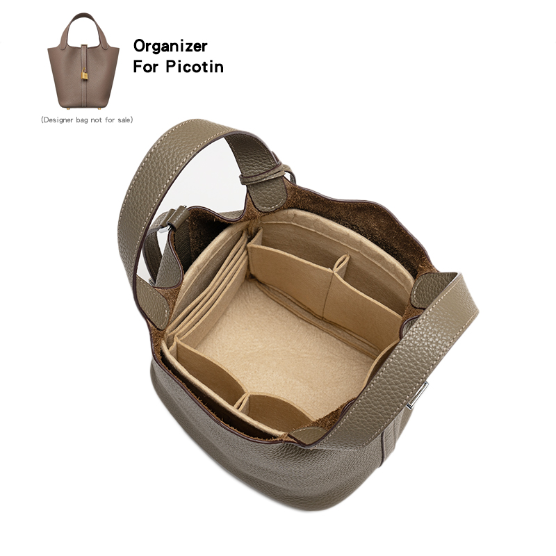 Luxury Bags Hermes - Sacs d'insertion pour H Picotin, porte-cartes,