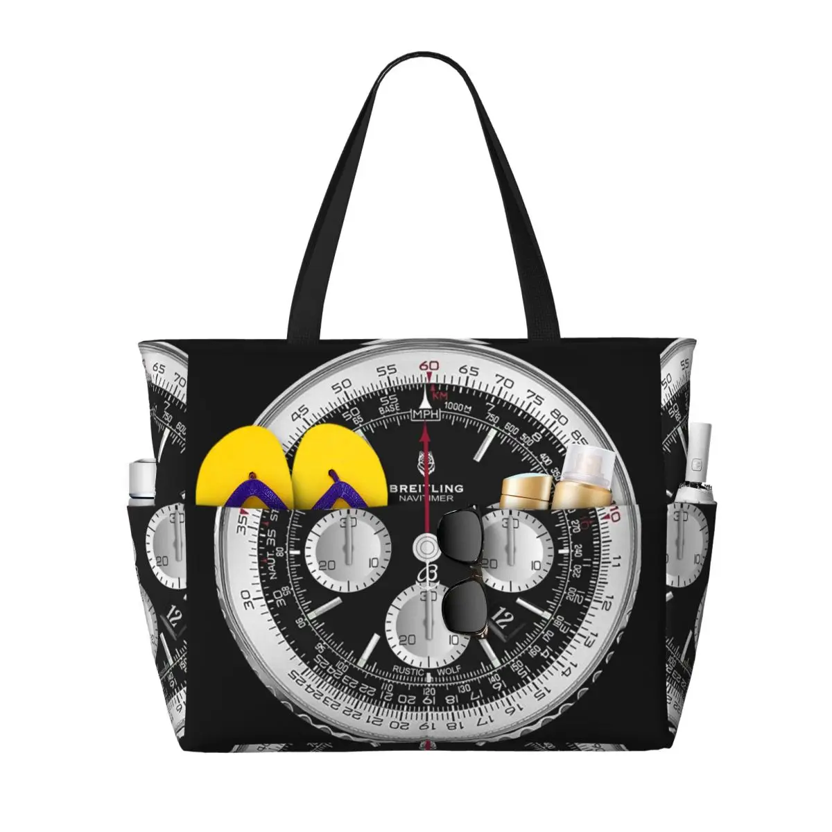Luxury Yoga Bags - Sac de plage noir de luxe