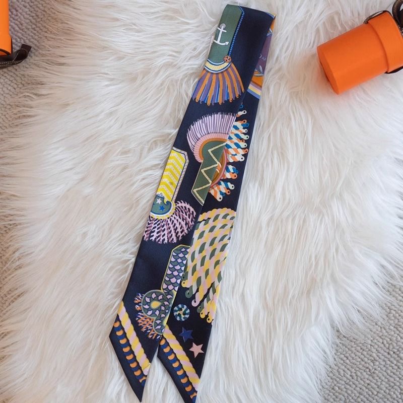 Luxury Bags Hermes - Longue écharpe de luxe avec Design