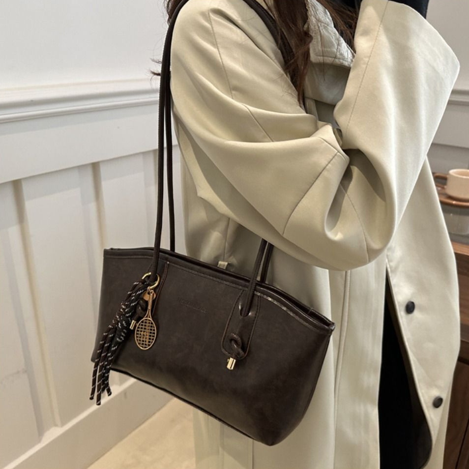 Sac fourre-tout rétro en cuir  - Luxury Y2K Bags avis et prix