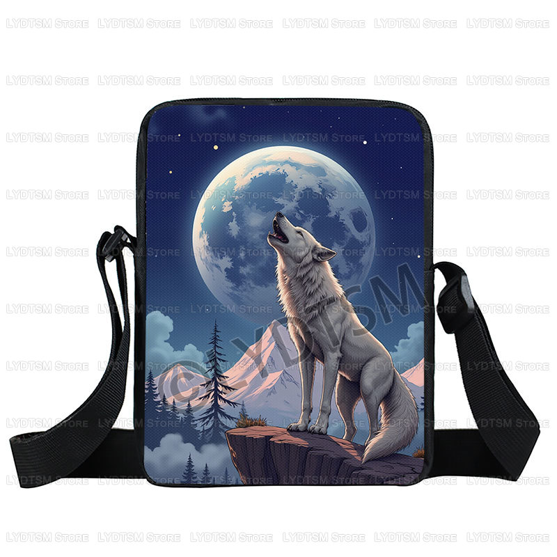 Sac à bandoulière imprimé lune - Wristlet Wallet Zipper avis et prix