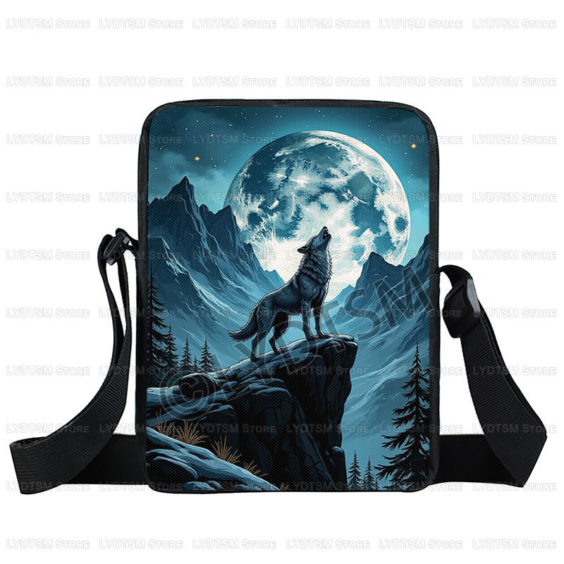 Sac à bandoulière imprimé lune - Wristlet Wallet Zipper avis et prix