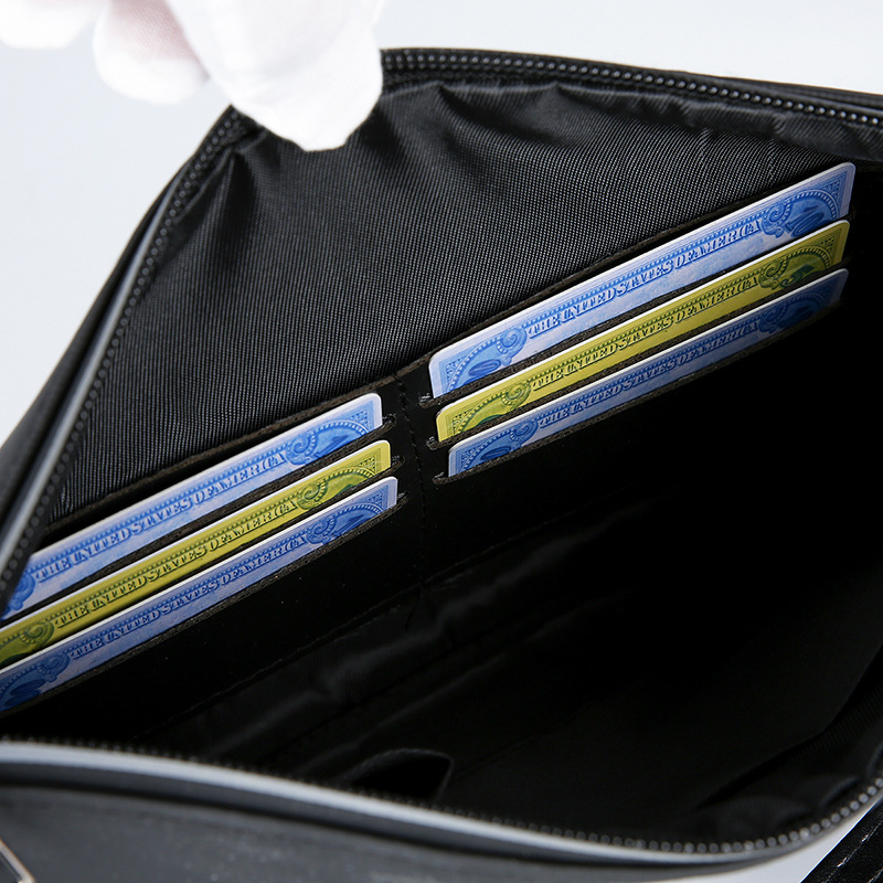 Pochette Homme en Cuir PU Soup - Wristlet Wallet Zipper avis et prix