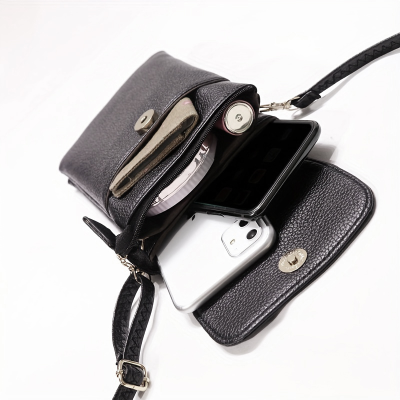 Sac à bandoulière en cuir pour - Wristlet Wallet Zipper avis et prix