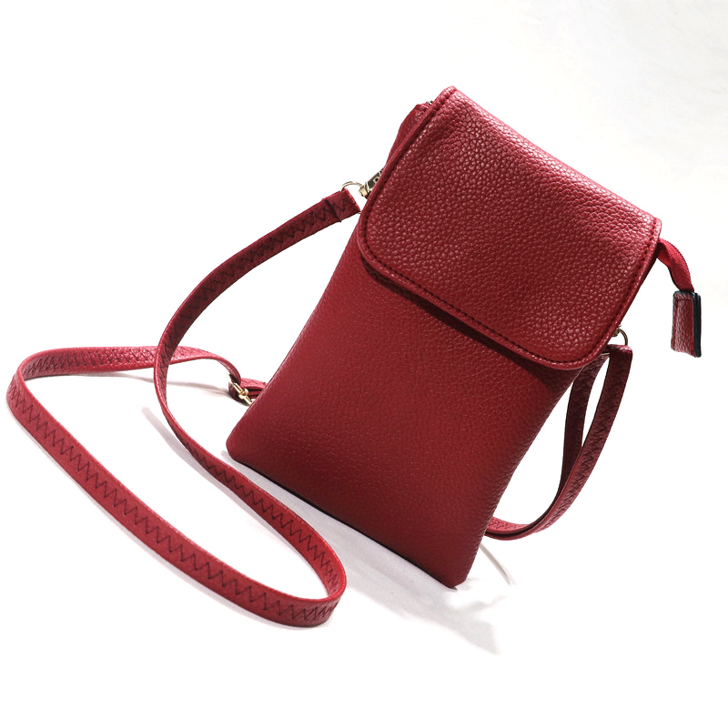 Sac à bandoulière en cuir pour - Wristlet Wallet Zipper avis et prix